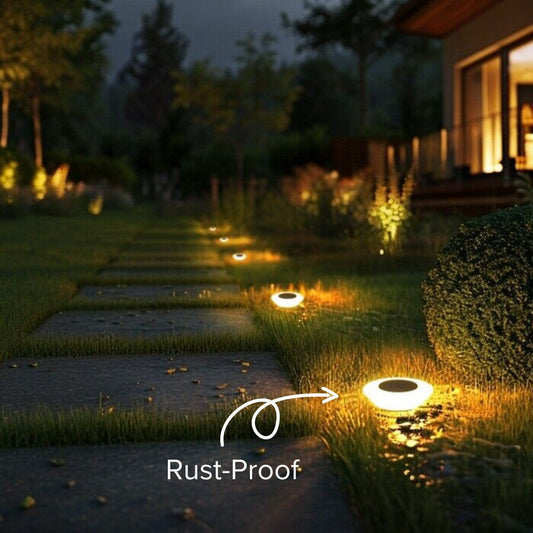 Camp Lamp™ Rust-Proof Solar Ground Light Pack